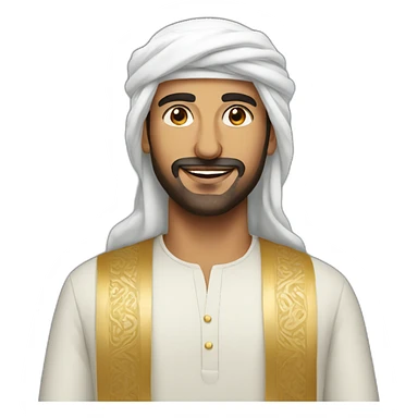Arabic man rich sticker