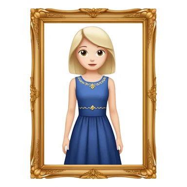 Lady with big ass sticker