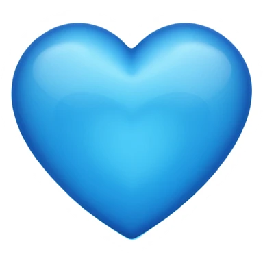 Corazón azul  sticker