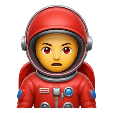 An emoji that is among us game related sticker