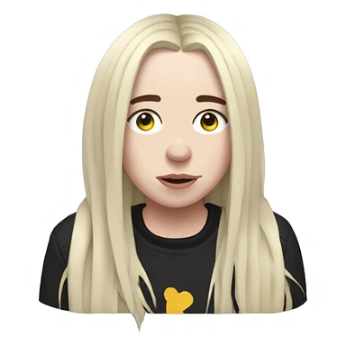 billie eilish emoji sticker