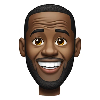 lebron james sticking his tongue out sticker