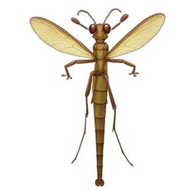 Walking stick insect sticker