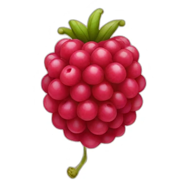 raspberry without the stem sticker