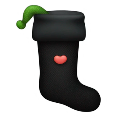 black stocking sticker