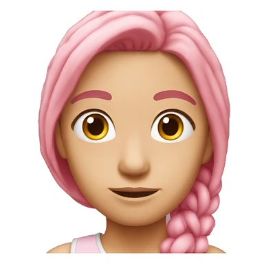 Coração rosa claro  sticker