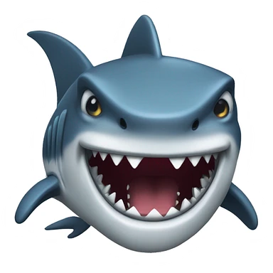 mad shark sticker