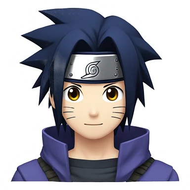 sasuke uchiha feliz sticker
