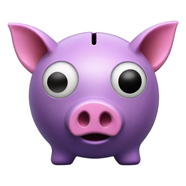 alien piggy bank sticker