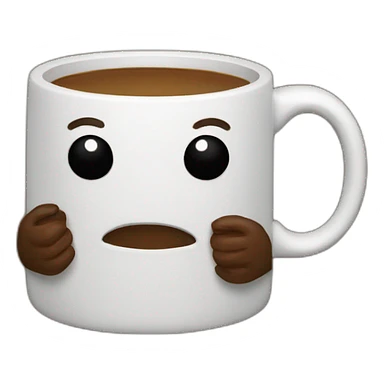 a mug of coffee sticker