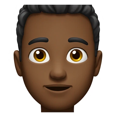 A boy rasing one eyebrow sticker