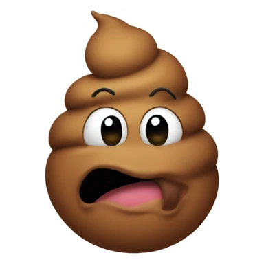 funny poop sticker