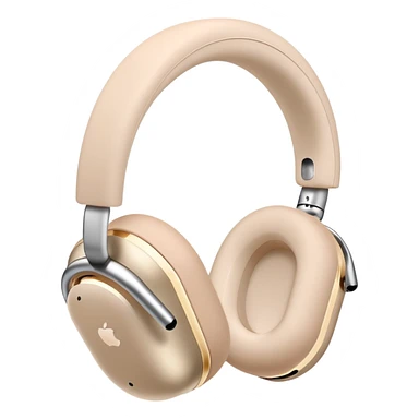 Airpods max light beige sticker