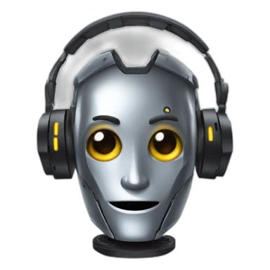 Robot DJ sticker