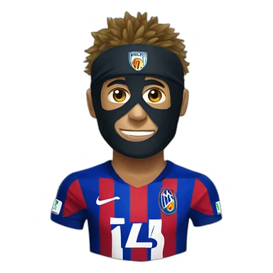 Masked Neymar sticker