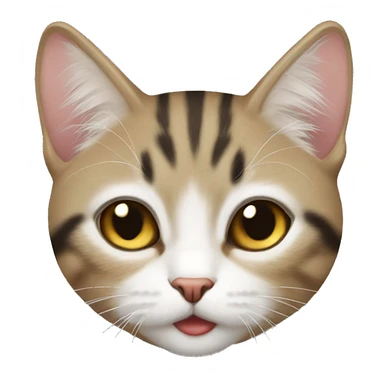 karpuz şpkalı kedi sticker