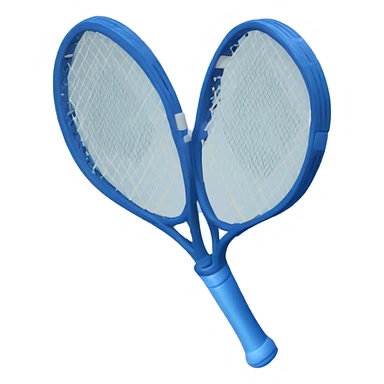 deep blue tennis bat sticker