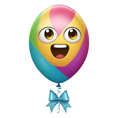 first birthday balloon  sticker