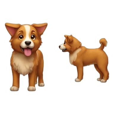 ginger shepherd sticker
