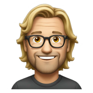 Klopp being cute sticker