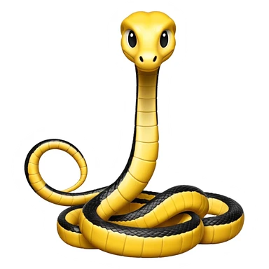 uma lamparina tradicional branca com uma cobra  preta em volta da lamparina  sticker