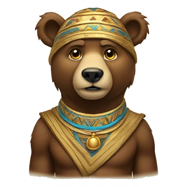 bear wearing tut sticker
