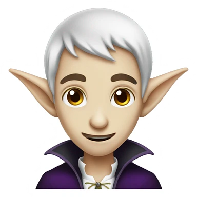 vampire elf sticker
