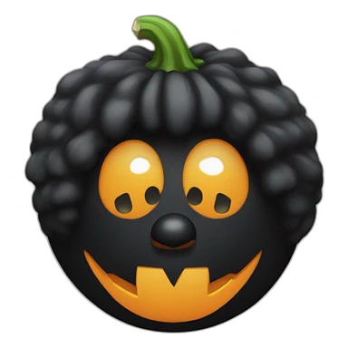 Golliwog pumpkin sticker