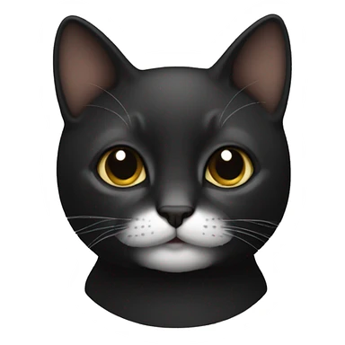 Gato negro pequeño sticker