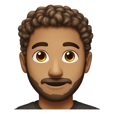 make one with this person called bhargav who is brown and has curly hair and is clean shaven but make him very attractive sticker