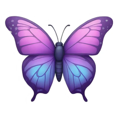 crying butterfly sticker