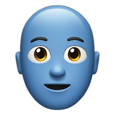 Artificial personality rounded shape sticker