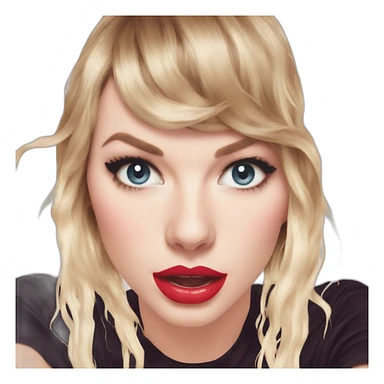 taylor-swift-selfie-milk-on-face-dripping sticker
