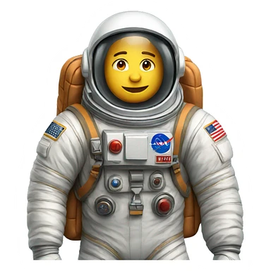 astronaut with backpack  sticker