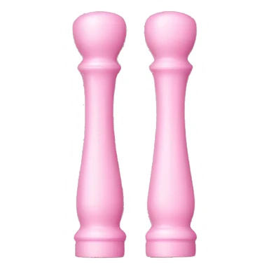 Pink salt and pepper mill sticker