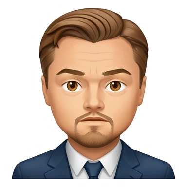 Leonardo DiCaprio celebrity portrait sticker