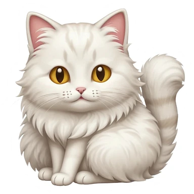 Cat cleaning sticker
