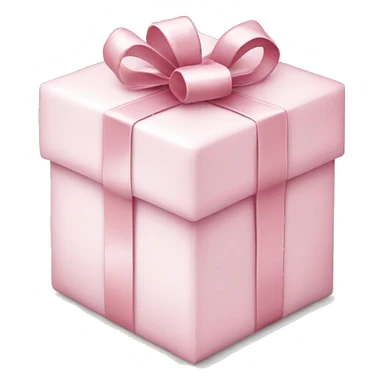 Light pink Christmas gifts under a white Christmas tree  sticker