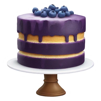 Blueberry cake sticker