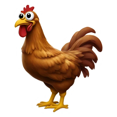 chicken with a dr pepper sticker