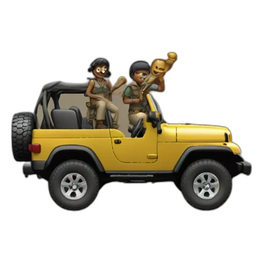 Forjees on the jeep sticker