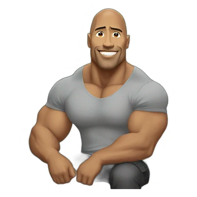 The rock sitting on a rock sticker