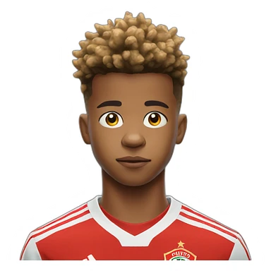 David Neres Benfica with Little eyes looked tired sticker