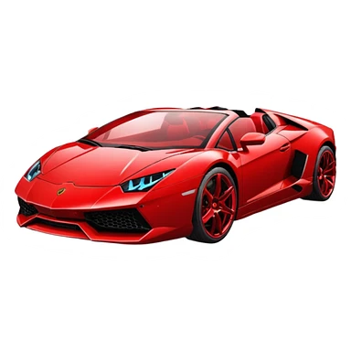 lamborgini emoji text sticker