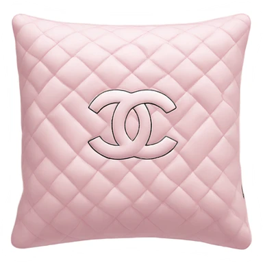 Chanel pillow light pink sticker
