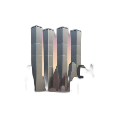 New York Twin towers sticker