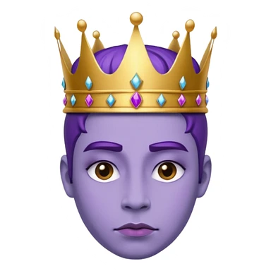 Purple royalty sticker