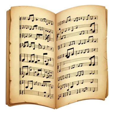 sheet music sticker