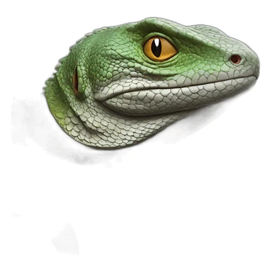 realistic full body monitor lizard sticker