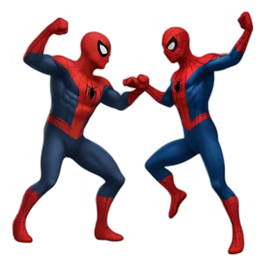 Flash and Spiderman Dancing sticker